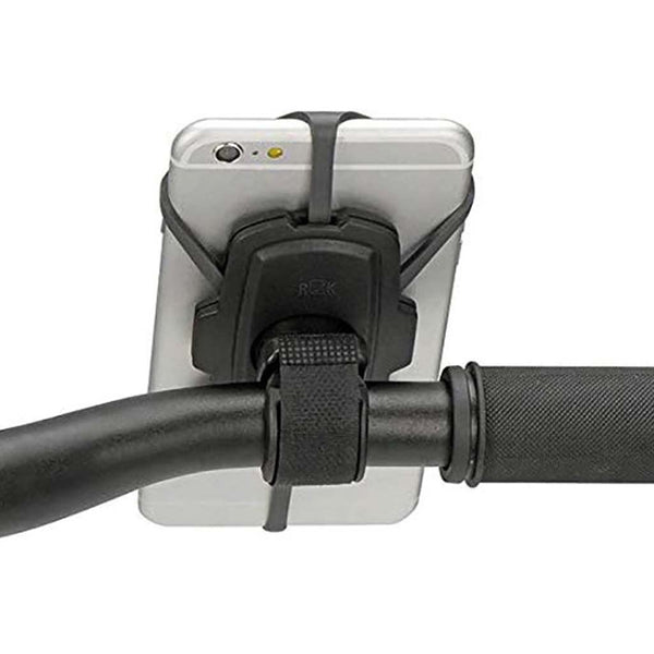 Soporte smartphone KLICKFIX quad mini gris/negro con adaptador