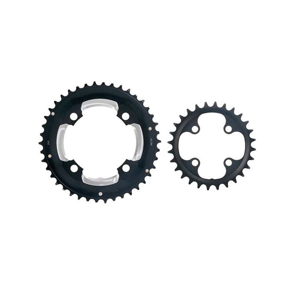 Juego de Platos E-Bike FSA Brose 104/64 BCD 4 Brazos 38x24 dientes Negro