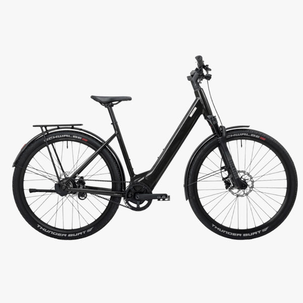 Bicicleta eléctrica Urbana Coboc Skye Step Belt Slate- metallic
