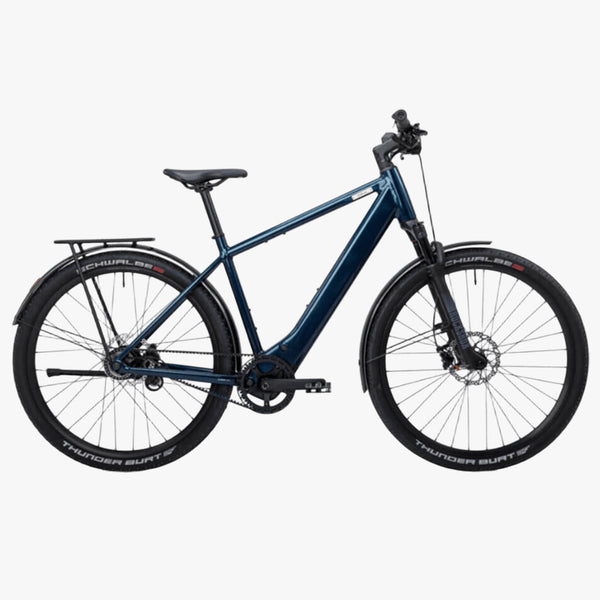 Bicicleta eléctrica Urbana Coboc Skye belt ocean- metallic