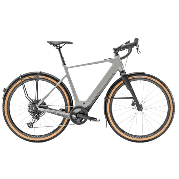 Bicicleta eléctrica de Gravel Moustache Dimanche 29.4 EQ Open 2024 Pebble Grey Glossy