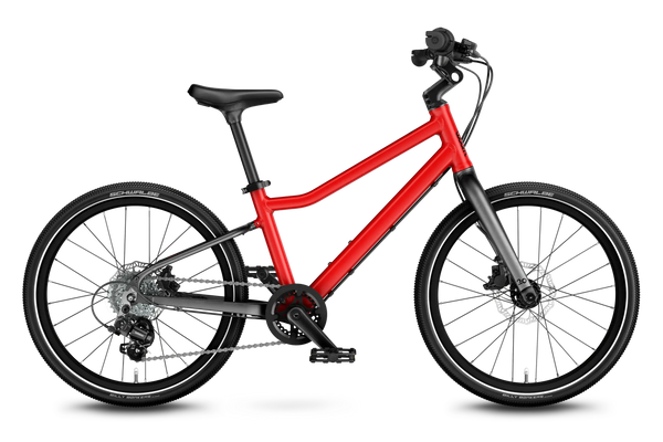 Bicicletta rossa Woom Explore 4