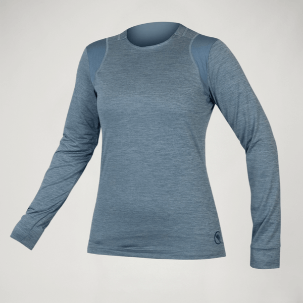 ENDURA Maillot de manga larga SingleTrack - Azul