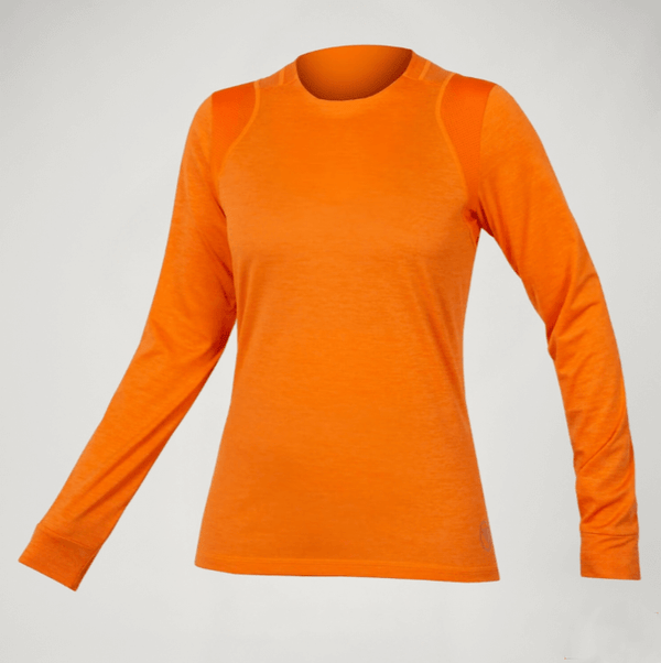 Maglia a maniche lunghe ENDURA SingleTrack - Arancione