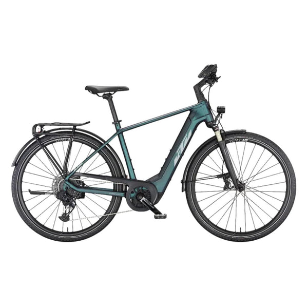 Bicicleta eléctrica de Trekking KTM Macina Sport 710 GX AXS Green Purple Flip Matt