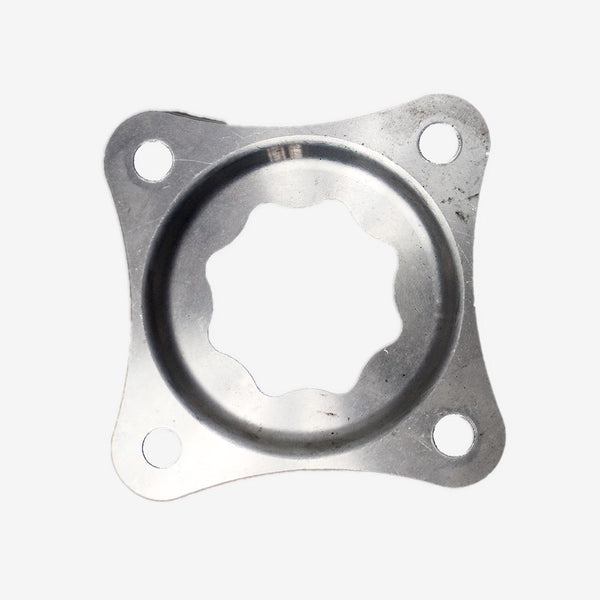 Araña Pedalier motores Yamaha Plateada