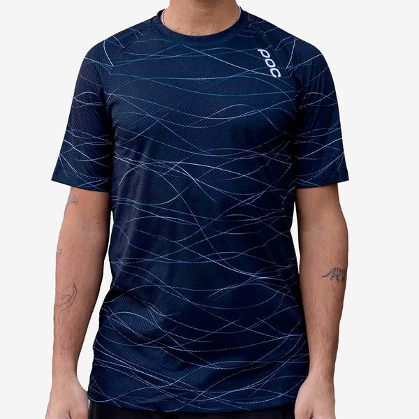 MTB Pure Tee Lines Turmaline Navy