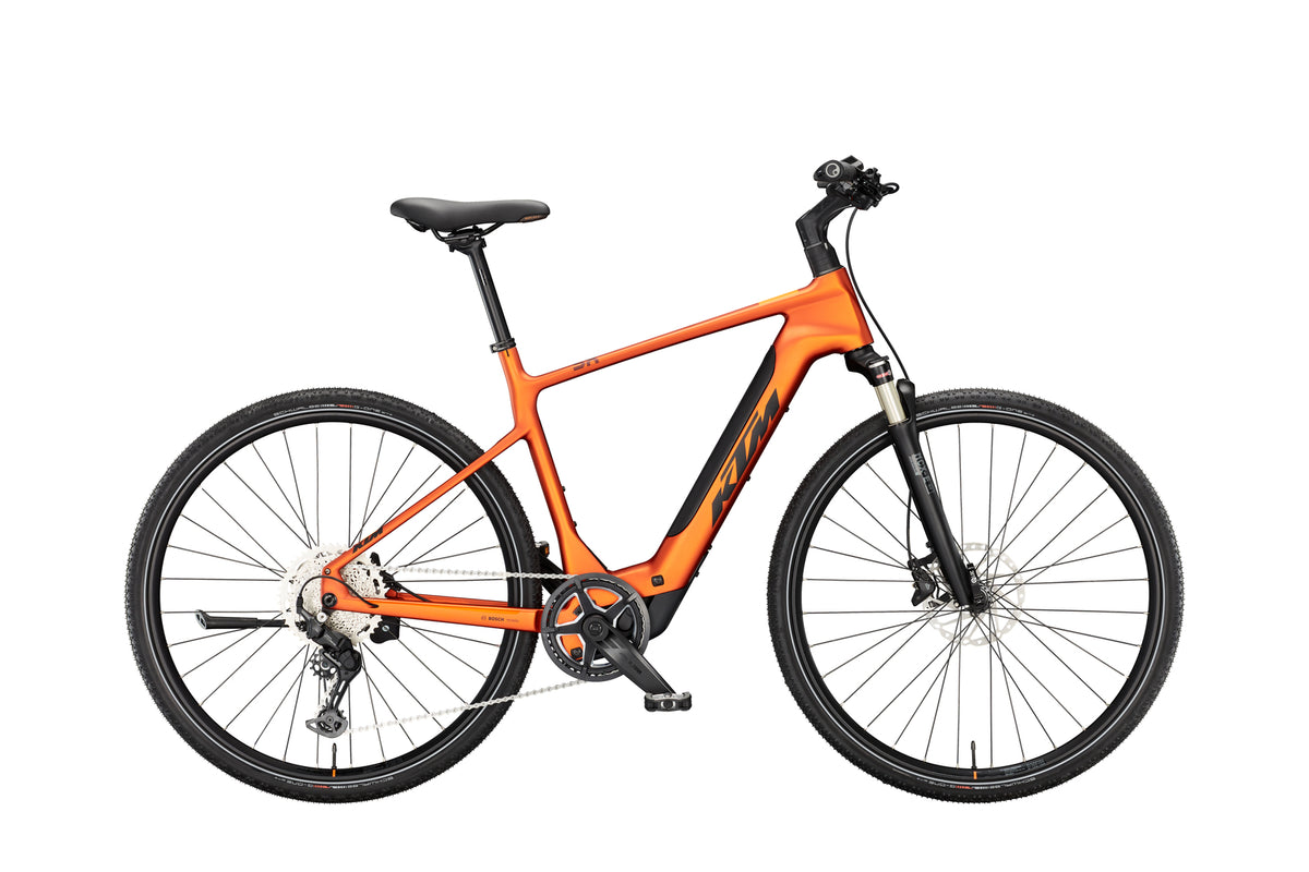 MACINA CROSS SX ELITE ALTO — Naranja — Vista lateral