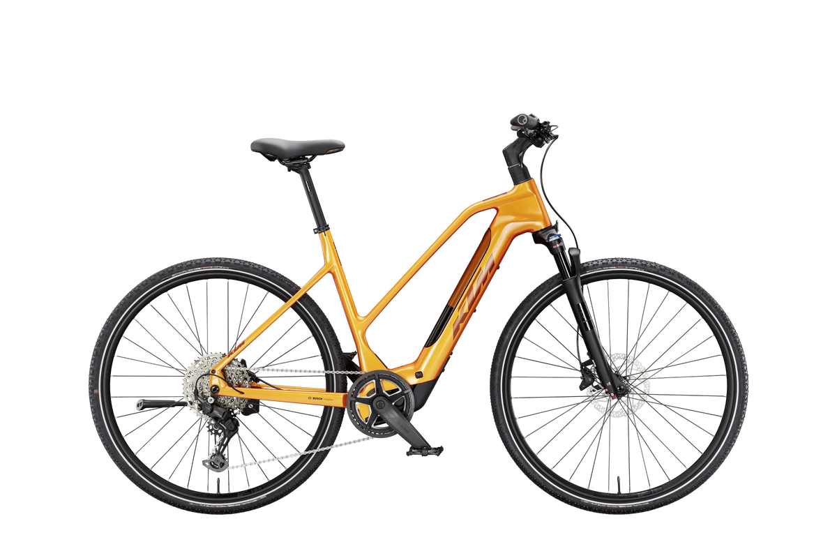 MACINA CROSS SX ELITE TRAPEZE — Naranja — Vista lateral