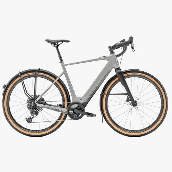 Bicicleta eléctrica de Gravel Moustache Dimanche 29.4 EQ 2024 Pebble Grey Glossy