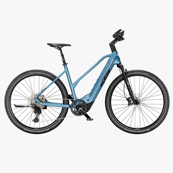 Bicicleta eléctrica de Trekking KTM Macina Cross CX 810 D Steel Blue Matt