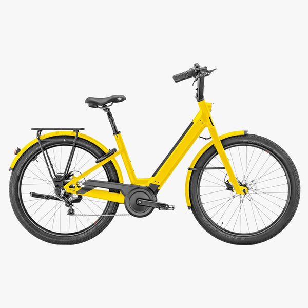 Bicicleta eléctrica Urbana Moustache Lundi 27.4 Curry 500WH 2025