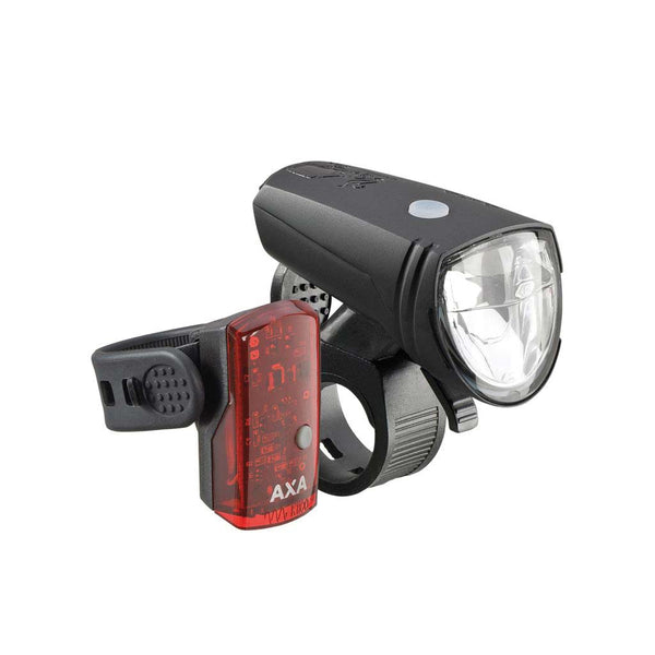 Juego de luces AXA Greenline LED 50 LUX USB negro/rojo
