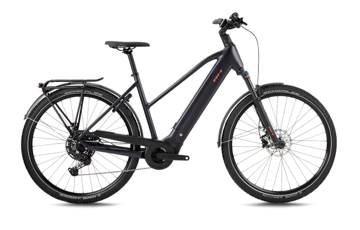 Bicicletas eléctricas trekking e híbridas