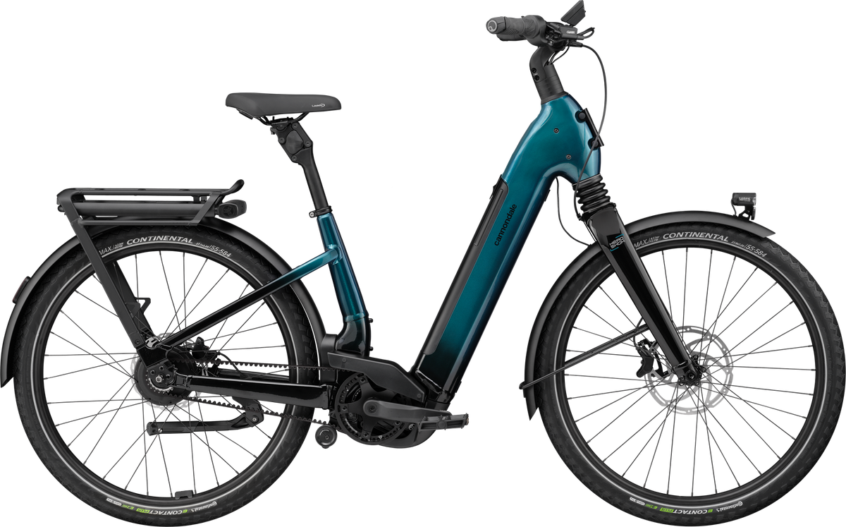 MAVARO 1 LOW STEPTHRU — Azul — Vista lateral