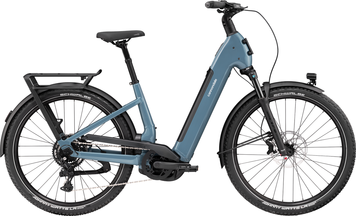 TESORO 2 LOW STEP-THRU — Azul — Vista lateral