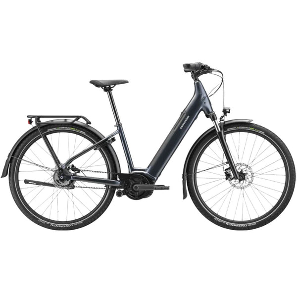 Bicicleta eléctrica Urbana Cannondale U Mavaro 4 Low StepThru Tungsten Blue