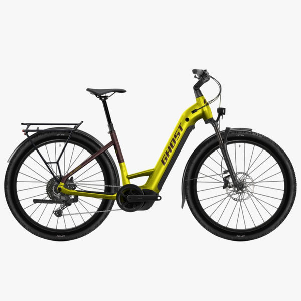 Bicicleta elŽctrica de Monta–a Ghost E-TERU Universal Low EQ harvest yellow/cocoa brown 2026