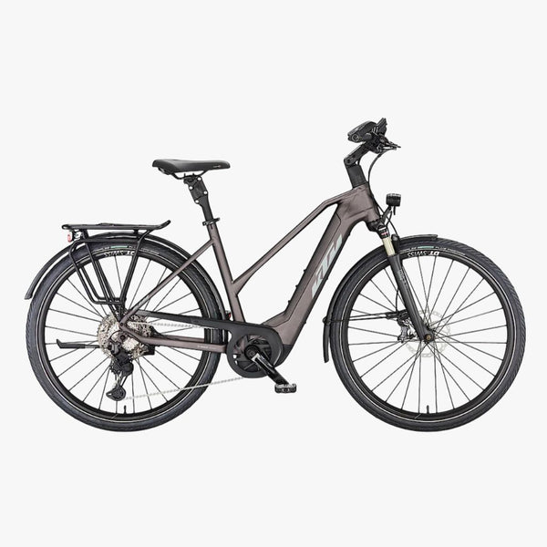 Bicicleta eléctrica de Trekking KTM Macina Style 710 Elderberry matt