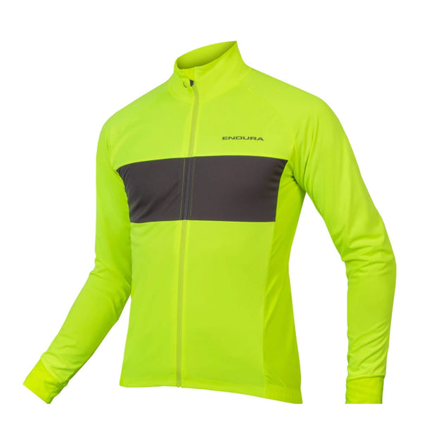 ENDURA MAILLOT FS260-PRO JETSTREAM L/S:  HI-VIZ YELLOW