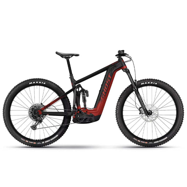 Bicicleta eléctrica Ghost E-Riot AM AL 160/160 Essential BLK/RED (BES3)