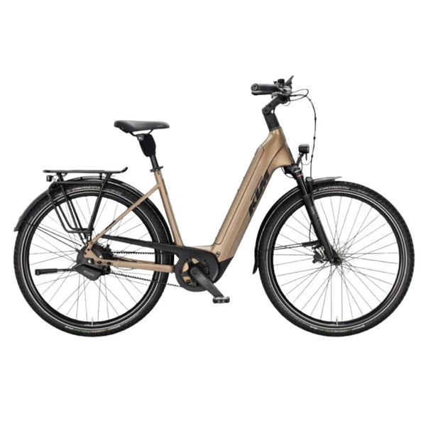 Bicicleta eléctrica Urbana KTM Macina City 810 Belt US Olive Pearl Matt 2026
