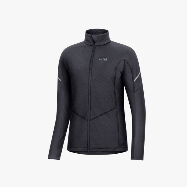 MAILLOT THERMO LONG SLEEVE ZIP BLACK