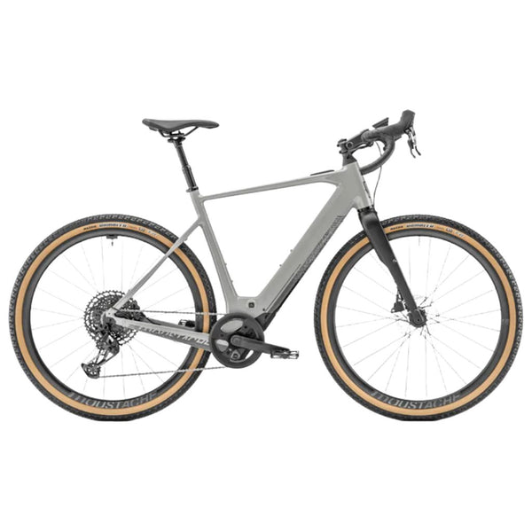 Bicicleta eléctrica de Gravel Moustache Dimanhe 29.2 2024 Pebble Grey Glossy