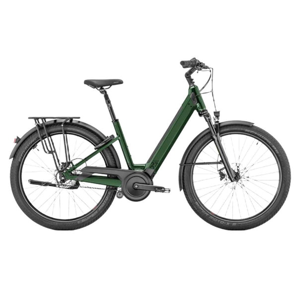 Bicicleta eléctrica Urbana Moustache Mardi 27.4 Open Belt 500WH 2025 Fir Green Glossy
