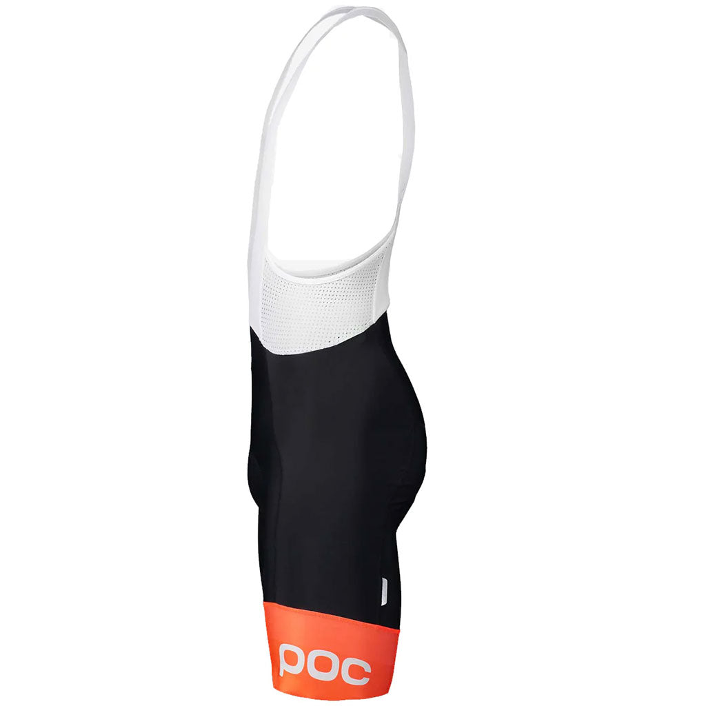 POC ESSENTIAL ROAD VPDS BIB SHORTS - URANIUM BLACK/HYDRO