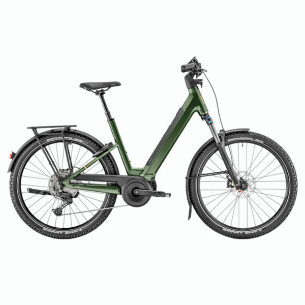 Bicicleta eléctrica de Trekking Moustache Xroad 6 Open Oak Green Metalic 600Wh 2026
