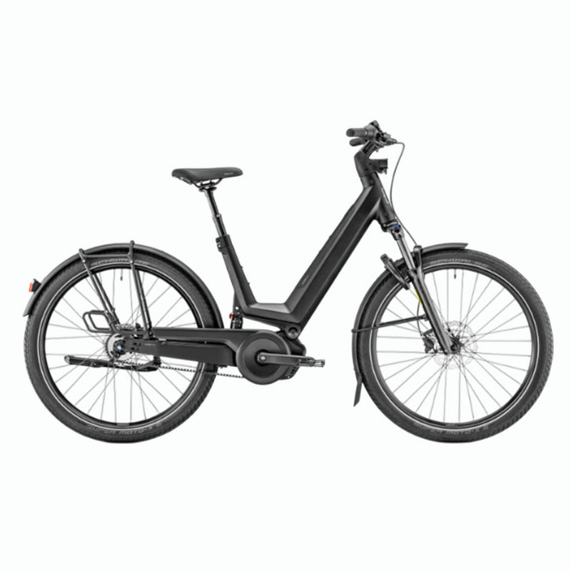 urban bike mit licht E-Bike Urban | Moustache Mardi 27.4 FS Schwarz Matt Licht 600Wh 2026