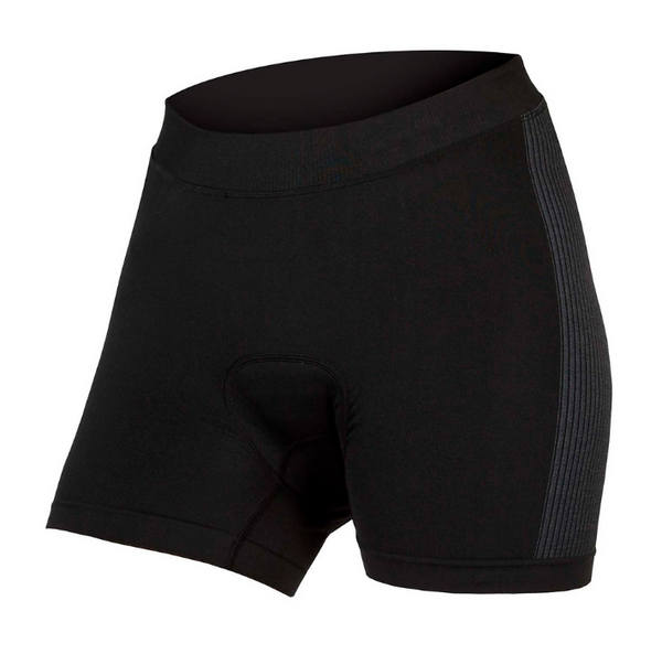 Boxer acolchado de ingeniería para mujer - Negro