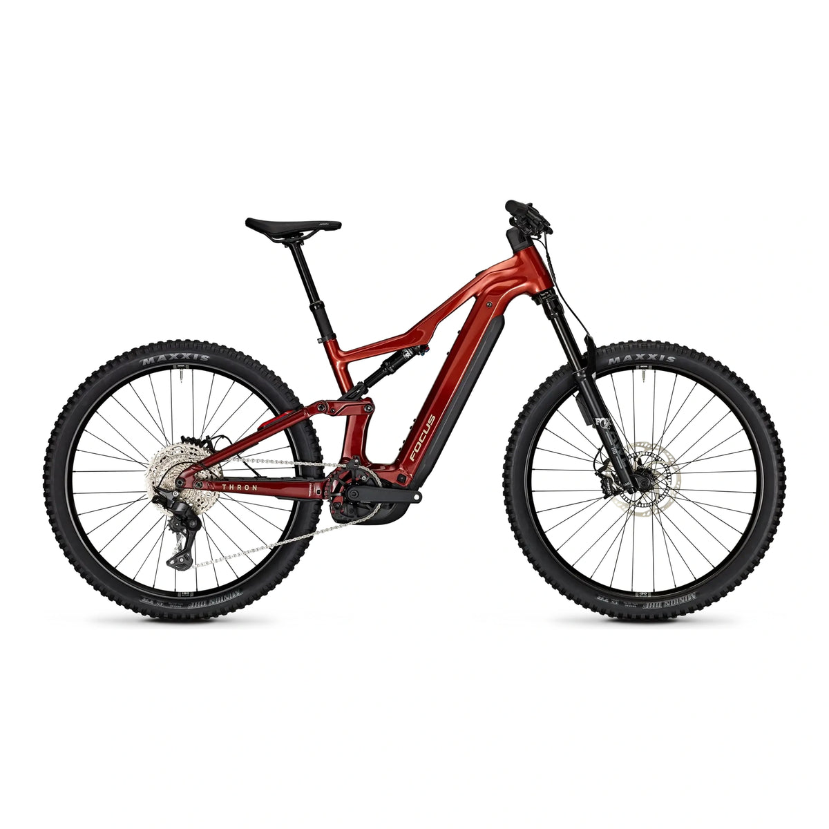 FOCUS THRON 9 — Rojo — Vista lateral