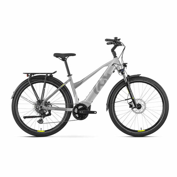 Bicicleta eléctrica Husqvarna Pather 2 Gris - Cuadro semi abierto
