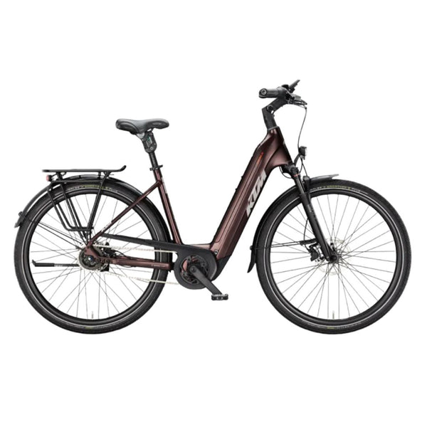 Bicicleta eléctrica Urbana KTM Macina City 820 XL US Black Lava Matt