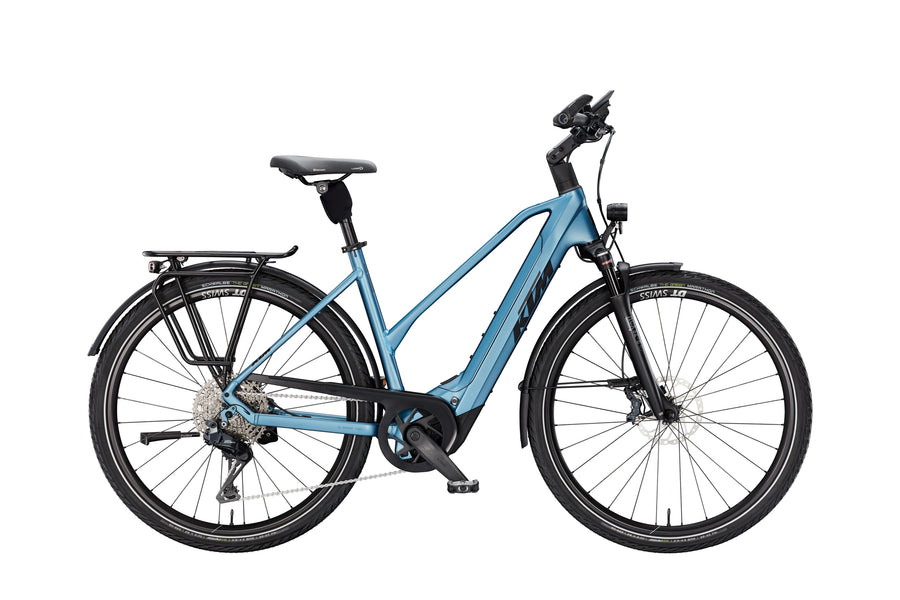 MACINA STYLE 810 DI2 TRAPEZE — Azul — Modelo en talla 46 cm