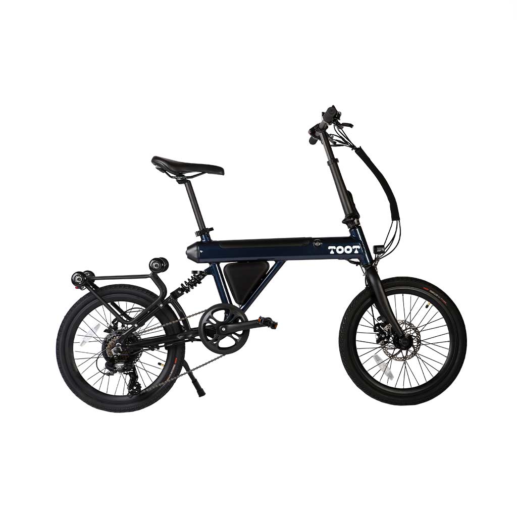 Bicicleta eléctrica plegable TOOT Azul
