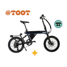 Bicicleta eléctrica plegable TOOT Azul