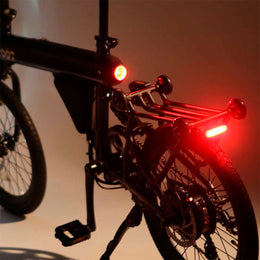 Bicicleta eléctrica plegable TOOT Negra