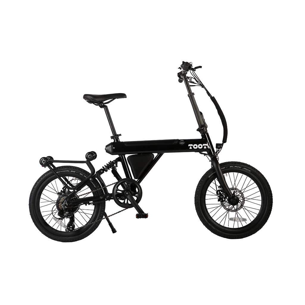 Bicicleta eléctrica plegable TOOT Negra