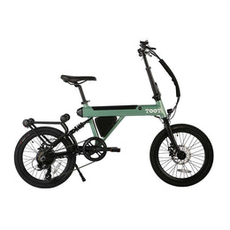 Bicicleta eléctrica plegable TOOT Verde
