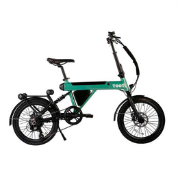 Bicicleta eléctrica plegable TOOT Verde
